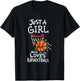 Just a girl who loves to play basketball T-Shirt - T-Shirt | Black