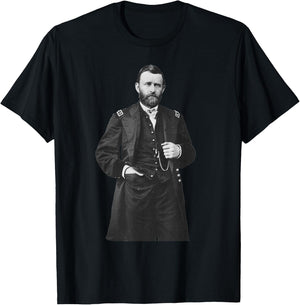 General Ulysses S Grant Union Commander American Civil War T-Shirt - T-Shirt | Black