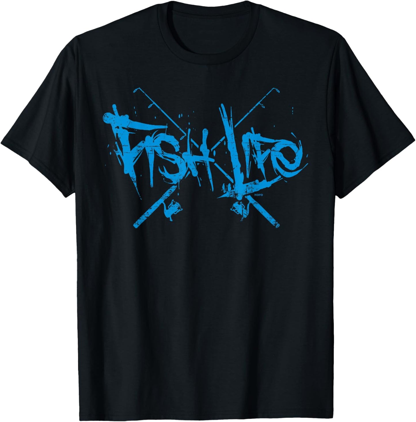 Fish Life, Fishing T-Shirt - T-Shirt | Black