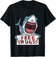 Shark Giving Free Hugs - Funny Shark Quotes T-Shirt - T-Shirt | Black