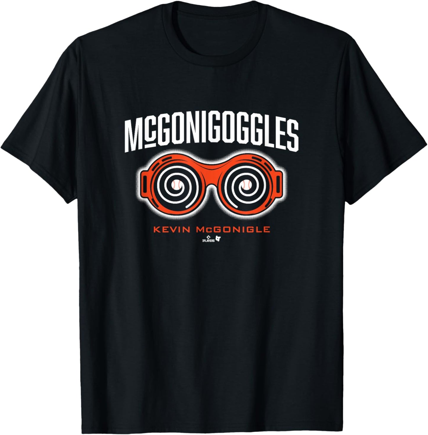 Kevin McGonigle - McGonigoggles - Detroit Baseball T-Shirt - T-Shirt | Black