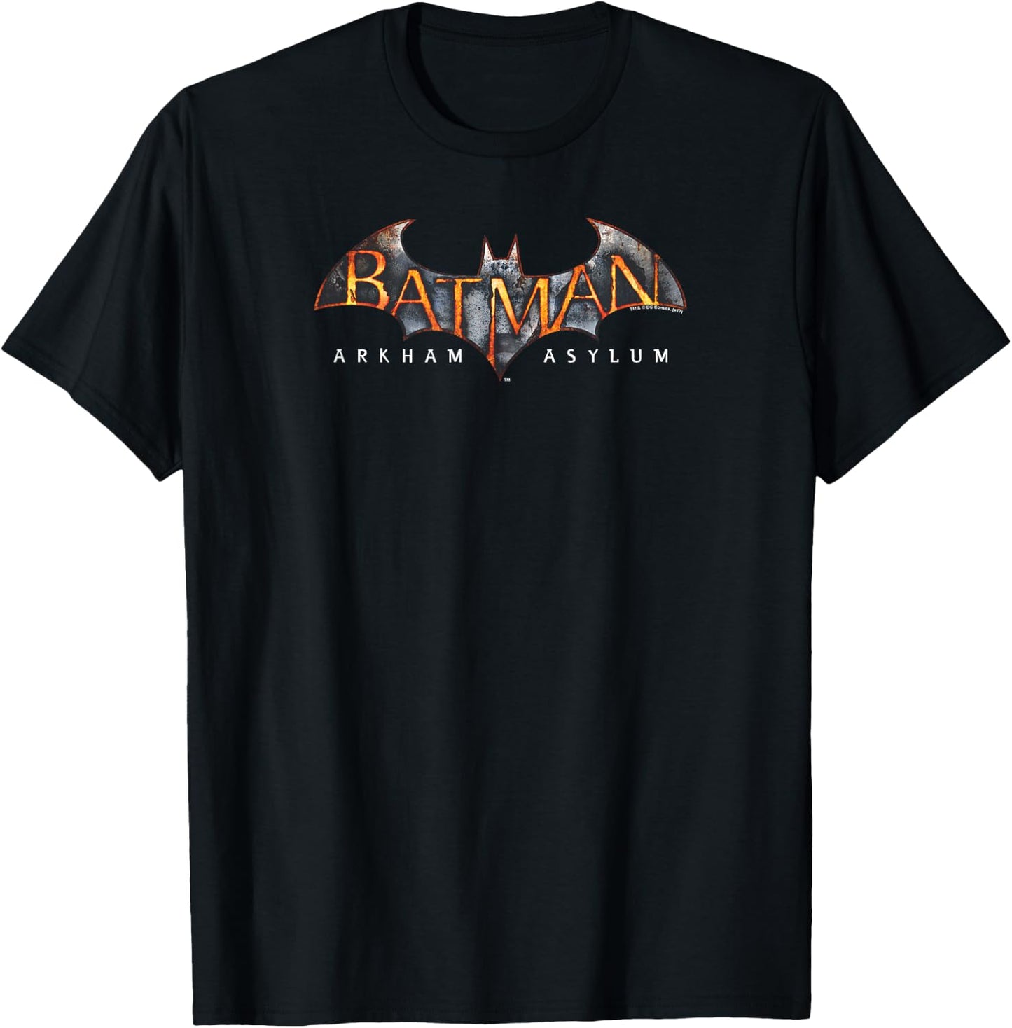 Batman: Arkham Asylum Logo T-Shirt - T-Shirt | Black