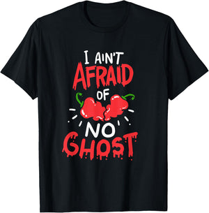 Ghost Pepper food, Hot food Kiva, Bhut Jolokia T-Shirt - T-Shirt | Black