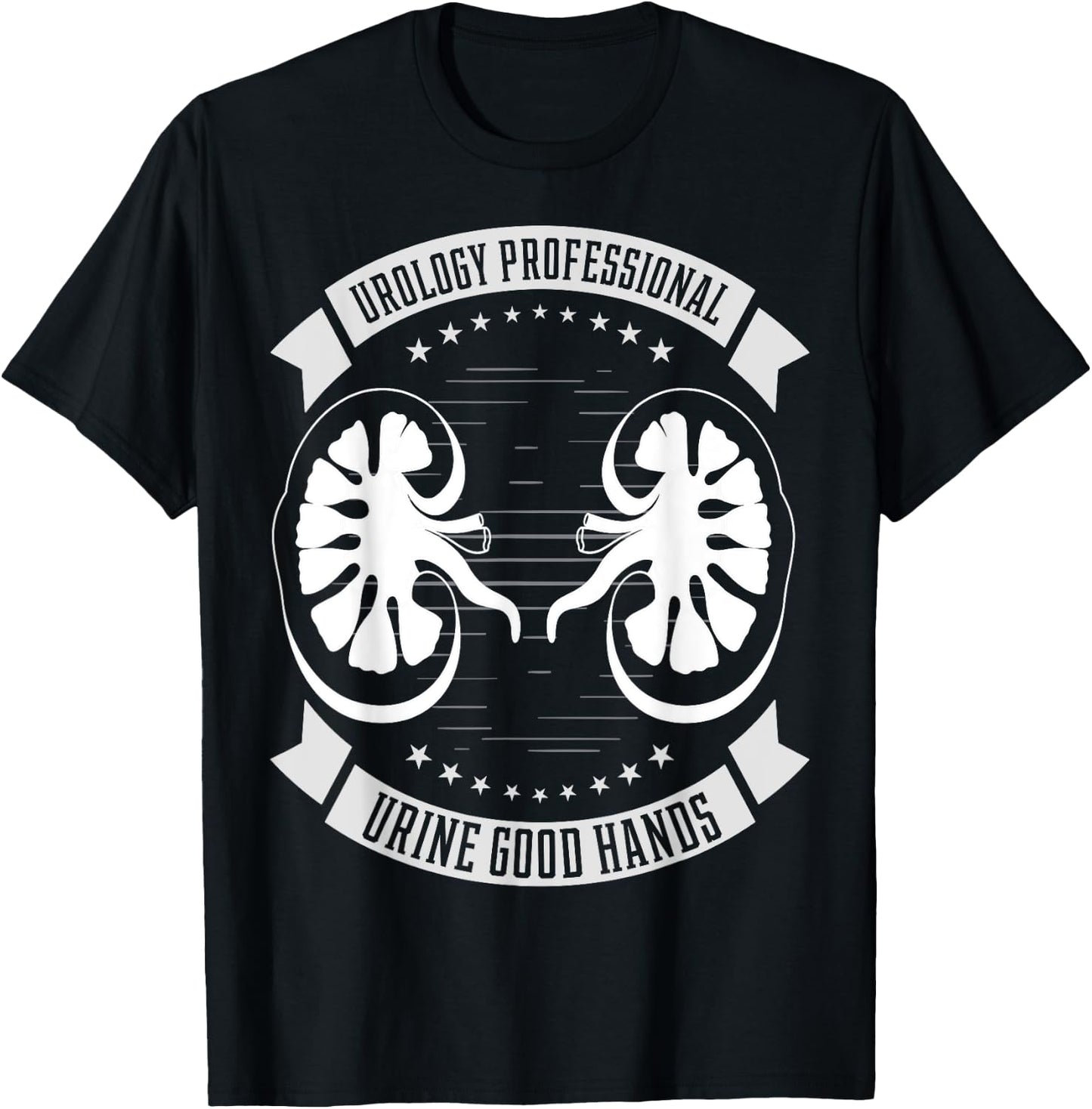 Urology Gift Kidney Dr Fan Urine Good Hands T-Shirt - T-Shirt | Black