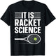 Cool Tennis Design Women Tennis Lover Tennis Player T-Shirt - T-Shirt | Black