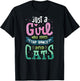 Tap Dance And Cats, Cat Lady T Shirt, Tap Dancer Gifts T-Shirt - T-Shirt | Black