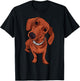Dachshund Shirt, Funny Shirt for Cute Dog Lovers Dachshund Women Kids T-Shirt - T-Shirt | Black