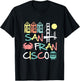 San Francisco Bridge SF Icons Vintage Graphic Dark T-Shirt - T-Shirt | Black