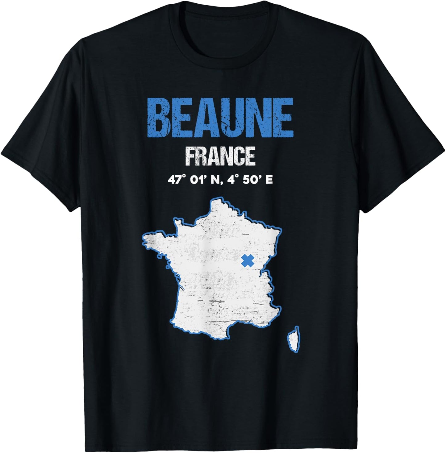 Beaune France City T-Shirt - T-Shirt | Black