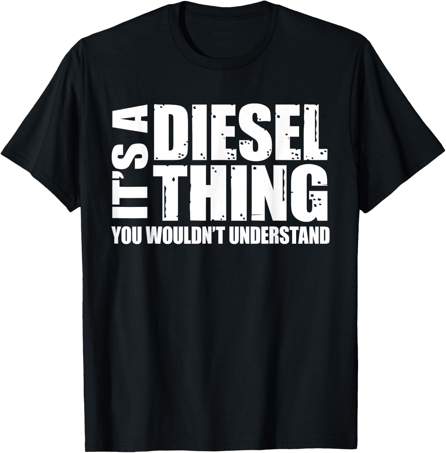 It's A Diesel Thing, Diesel Truck Gift Roll Coal Smoke Gift T-Shirt - T-Shirt | Black