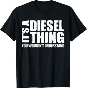 It's A Diesel Thing, Diesel Truck Gift Roll Coal Smoke Gift T-Shirt - T-Shirt | Black