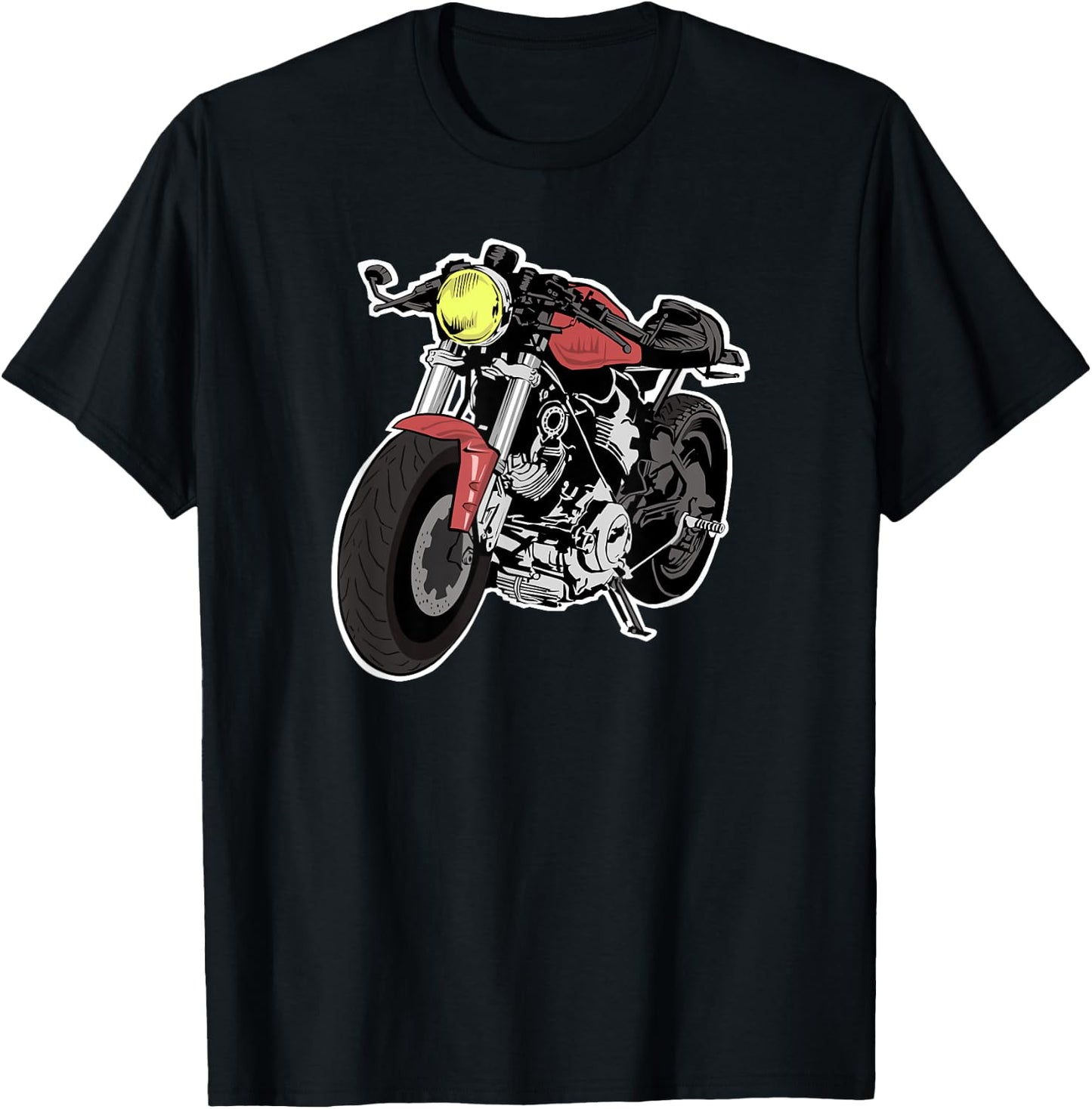 Cafe Racer T-Shirt - T-Shirt | Black