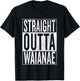 Straight Outta Waianae Great Travel & Gift T-Shirt - T-Shirt | Black
