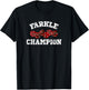 Farkle Champion - Funny Dice T-Shirt - T-Shirt | Black