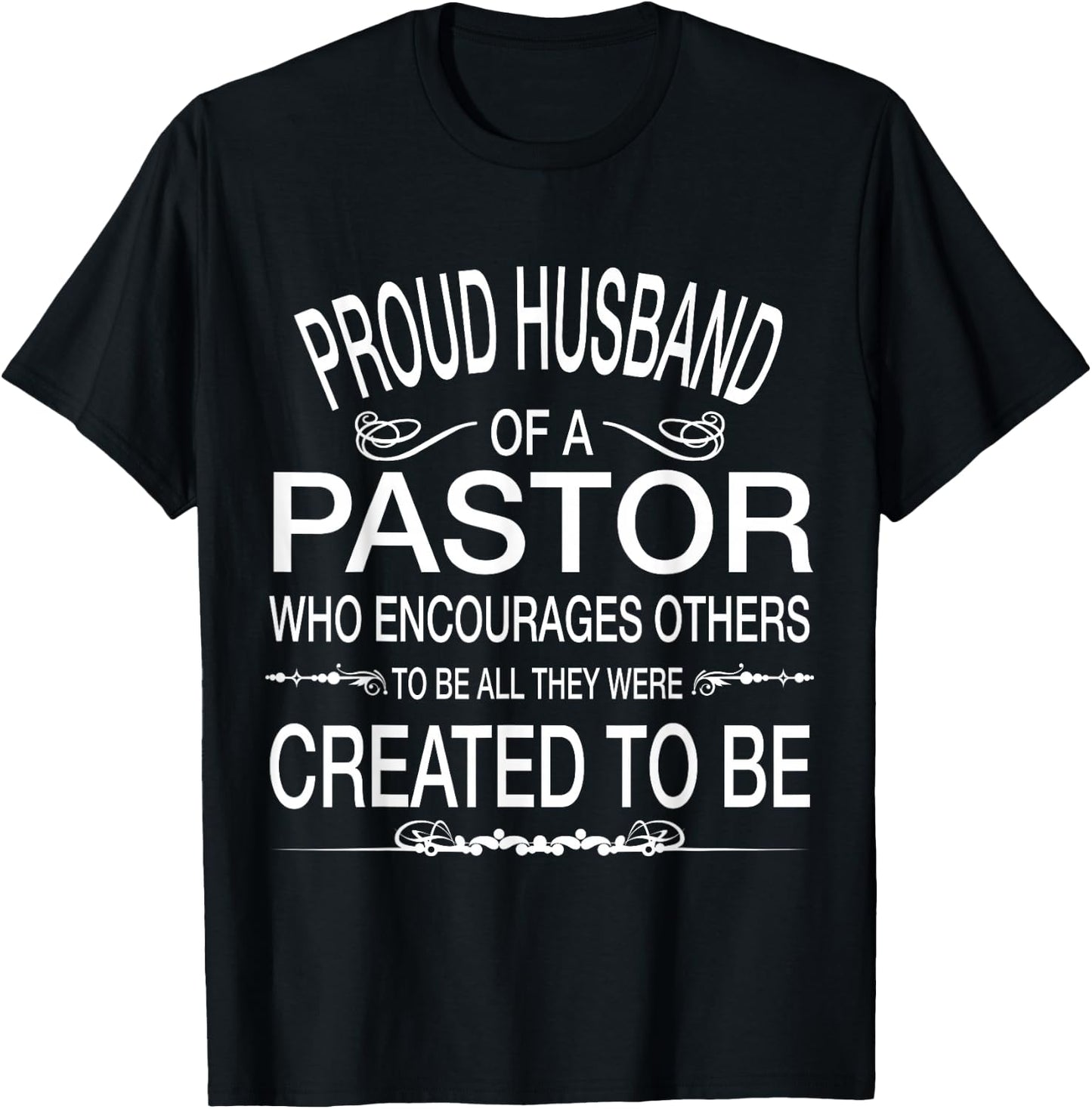 Proud husband of a pastor Christian for Birthday T-Shirt - T-Shirt | Black