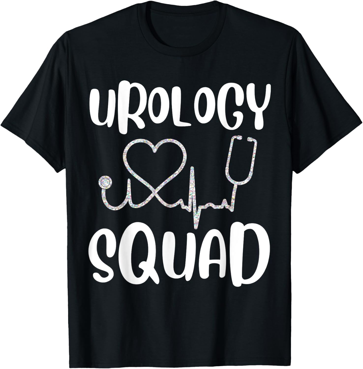 Urology Squad Funny Cute Urologist Nurse Doctor Gift T-Shirt - T-Shirt | Black