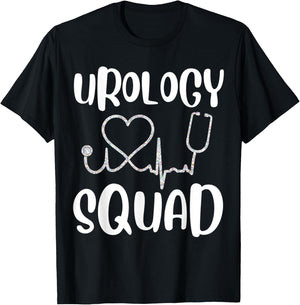 Urology Squad Funny Cute Urologist Nurse Doctor Gift T-Shirt - T-Shirt | Black