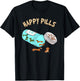 Happy Pills Dachshund Shirt, Dog Lover Gift Women Girls Kids T-Shirt - T-Shirt | Black