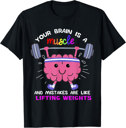 Growth Mindset Teacher Shirt, Inspirational Shirts T-Shirt - T-Shirt | Black