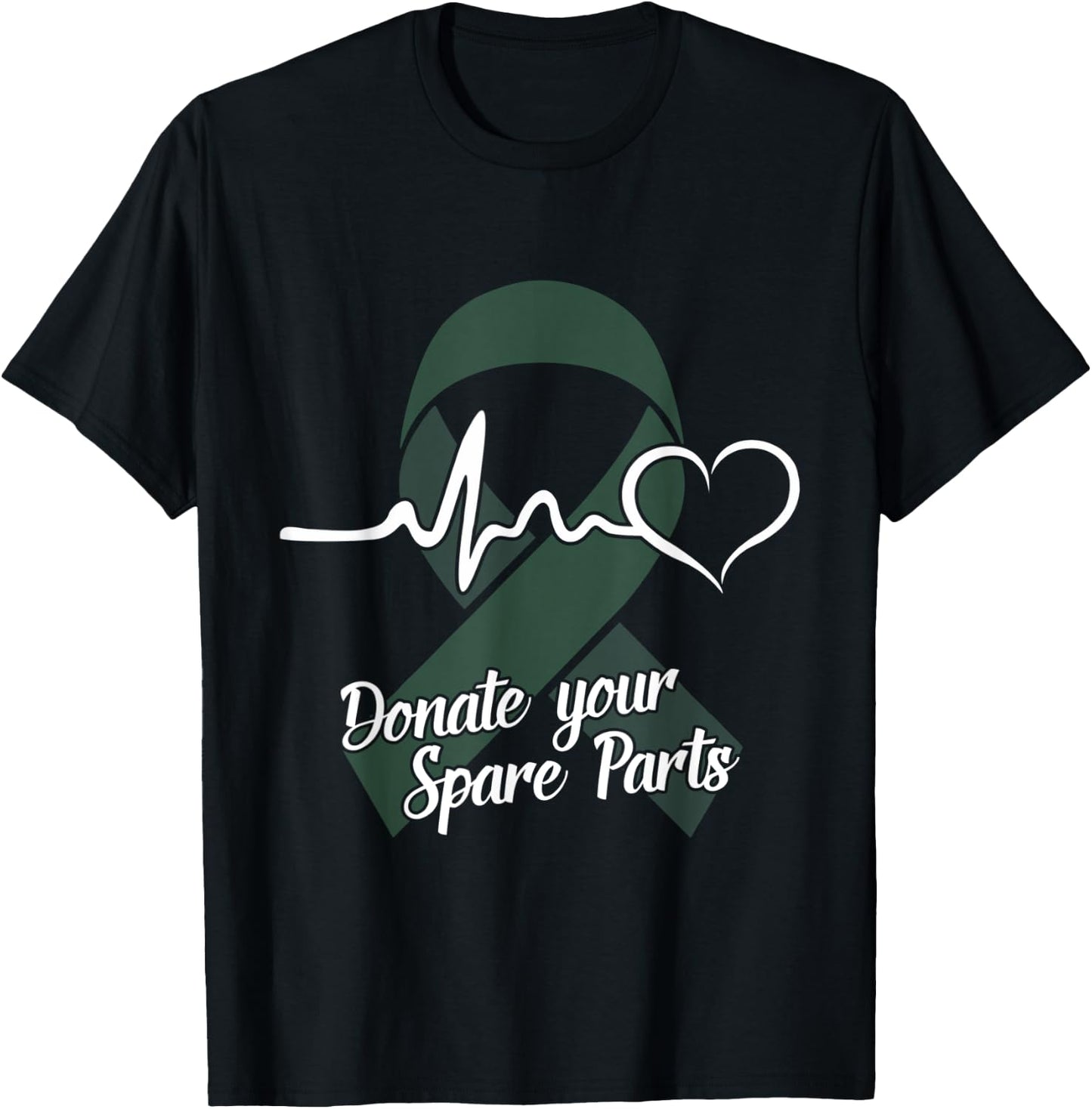 Organ Donation Raise Awareness Donate Your Spare Parts T-Shirt - T-Shirt | Black