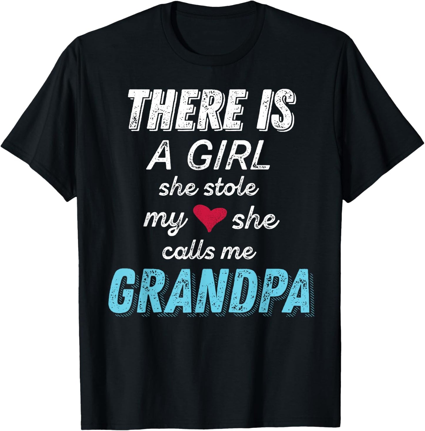 Father's Day Gifts for Grandpa from Granddaughter T-Shirt - T-Shirt | Black