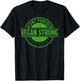 Vegan Gym Shirt, Plant Strong T-Shirt - T-Shirt | Black