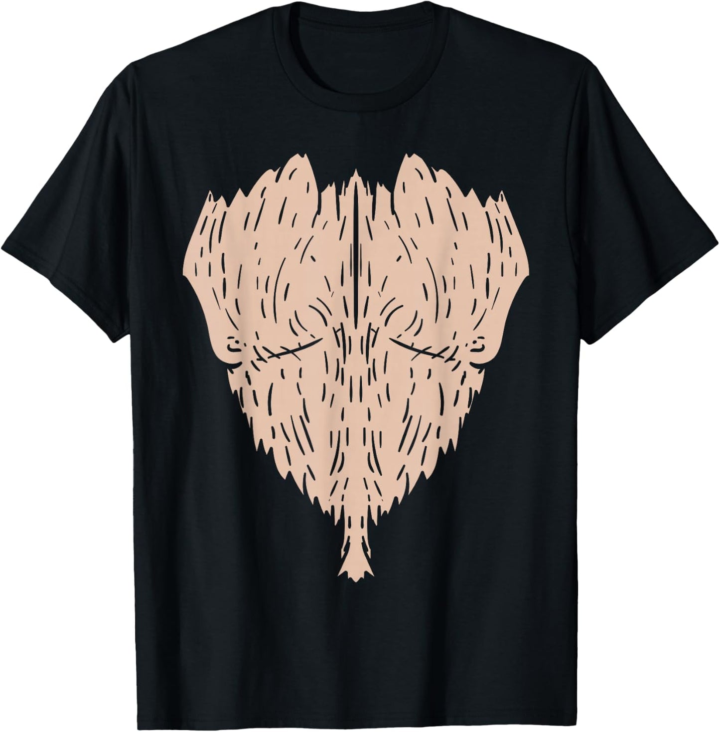 Chimpanzee Orangutan Funny DIY Costume Easy Halloween T-Shirt - T-Shirt | Black