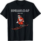Santa Claus - Sugarloaf Maine USA Ski Resort Retro Gift T-Shirt - T-Shirt | Black