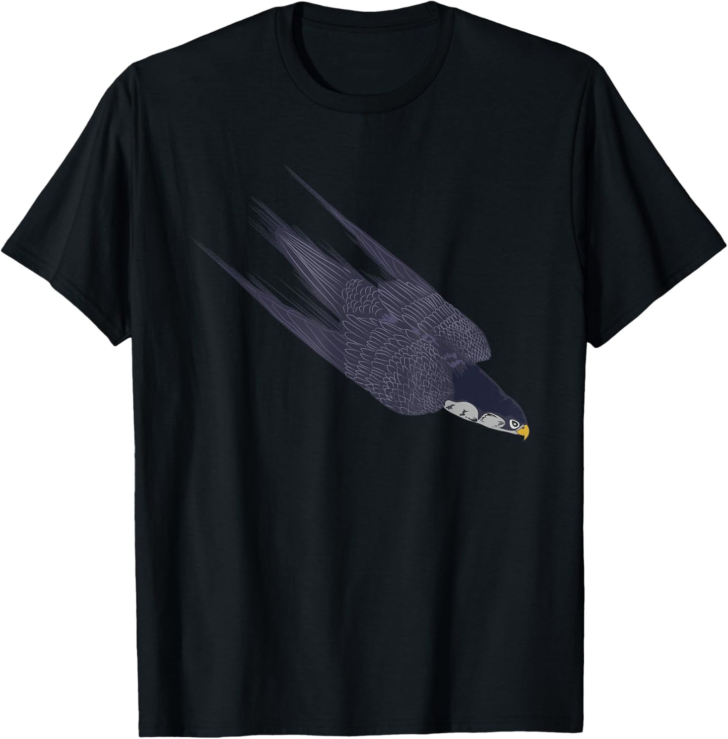 Funny Peregrine Falcon T-Shirt - T-Shirt | Black