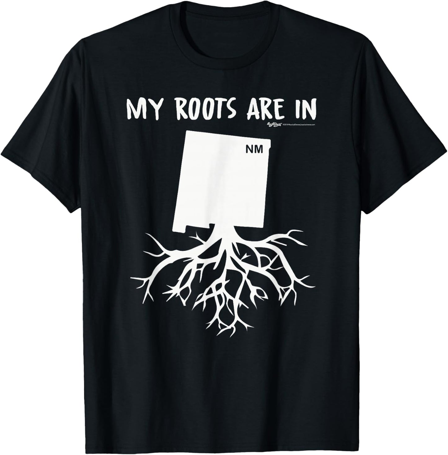 My Roots Are In New Mexico State T-Shirt - T-Shirt | Black