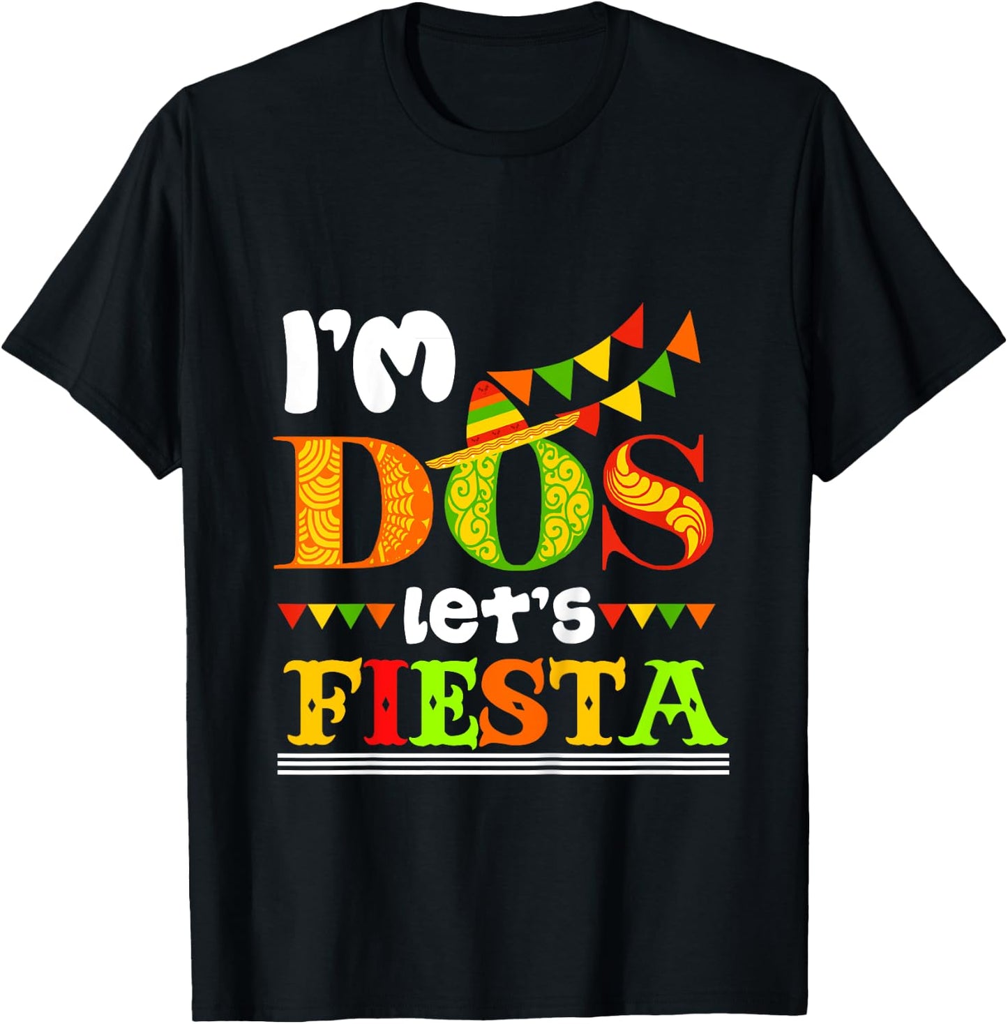 I'm Dos Taco Twosday 2nd Birthday Gift Kids Boy Girl T-Shirt - T-Shirt | Black