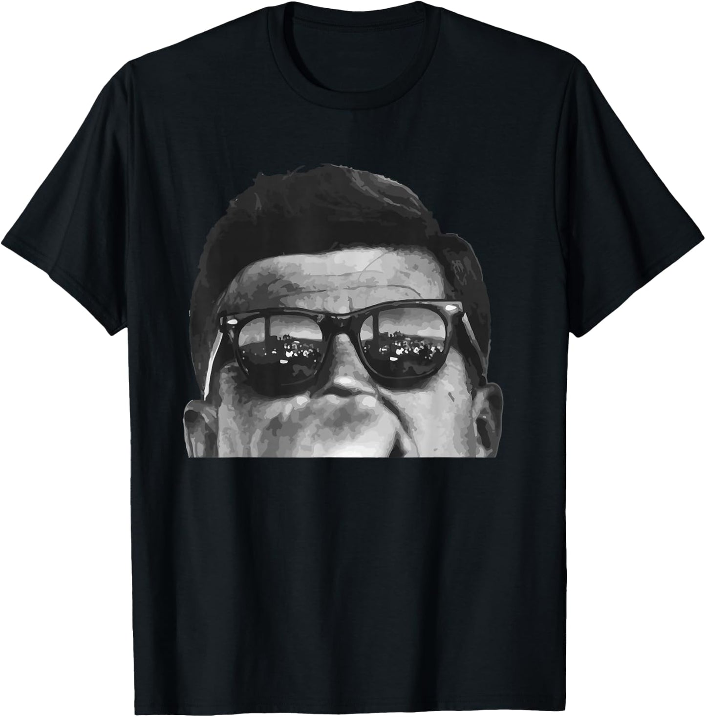 JFK John F Kennedy Wearing Sunglasses T-Shirt - T-Shirt | Black