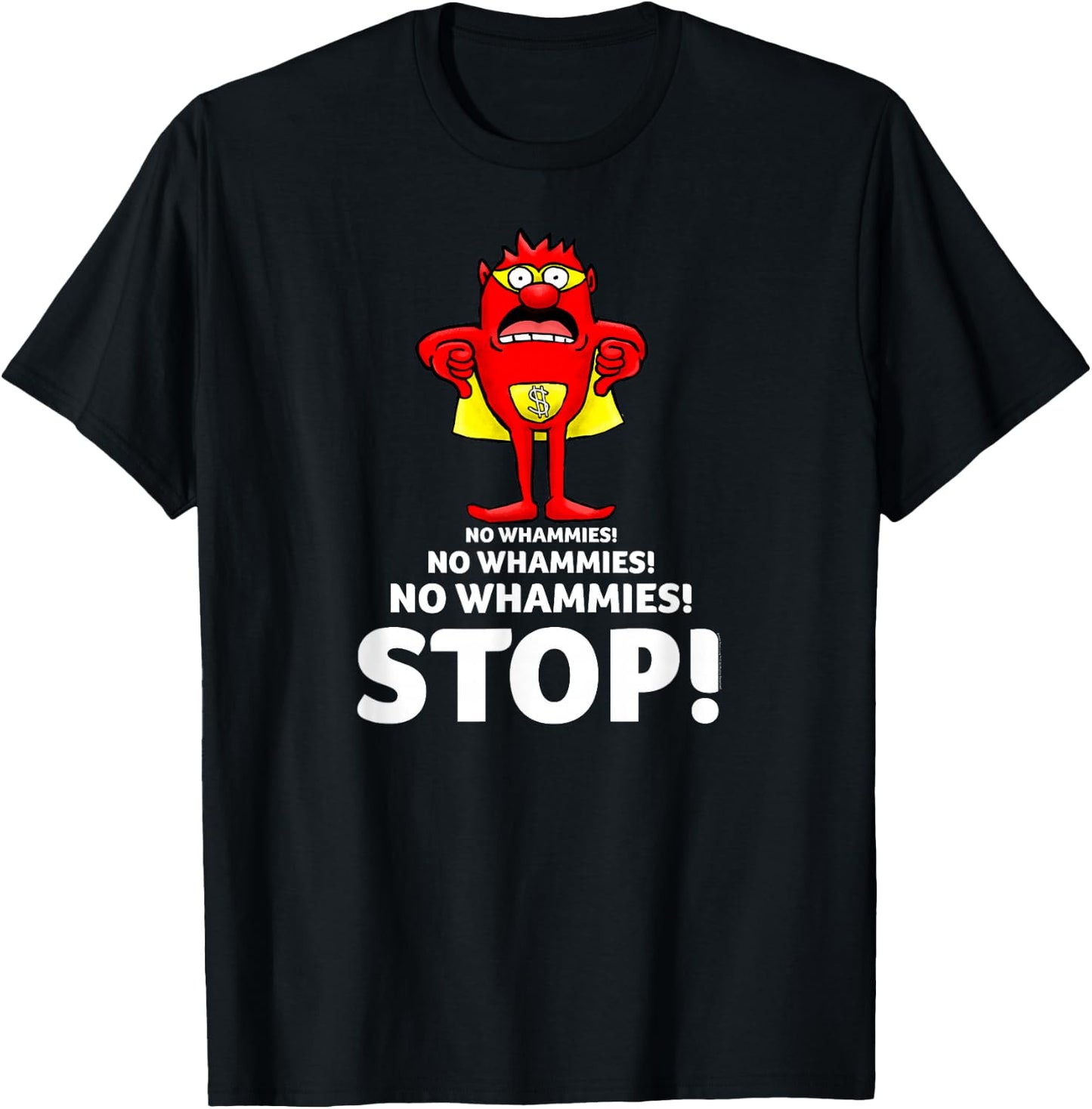 Press Your Luck: No Whammies! Stop! T-Shirt - T-Shirt | Black