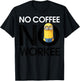 Despicable Me Minions No Coffee No Workee Graphic T-Shirt - T-Shirt | Black