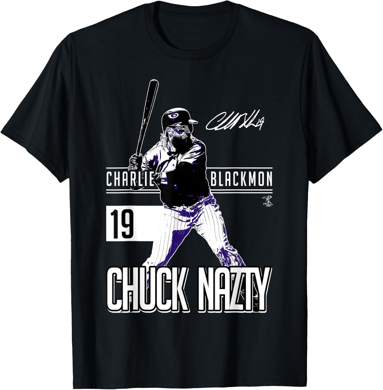 Charlie Blackmon - Apparel T-Shirt - T-Shirt | Black