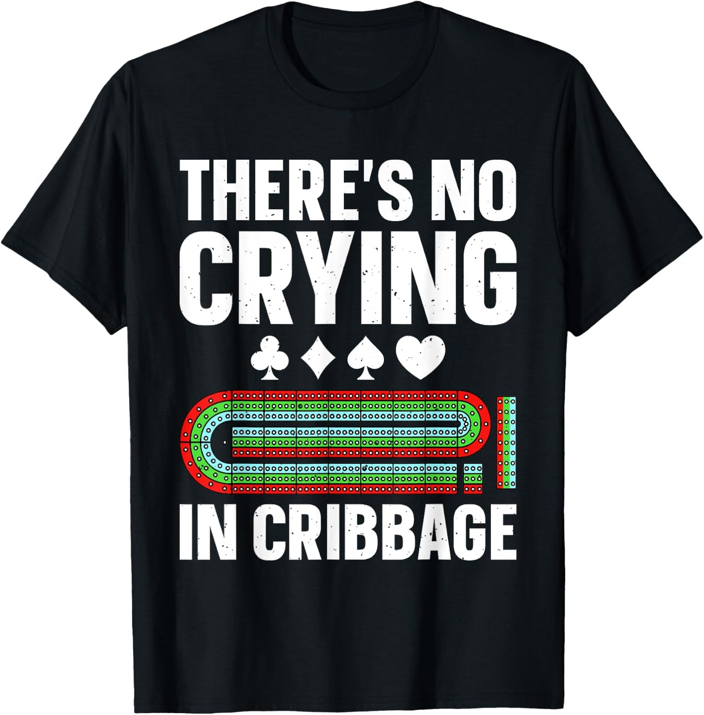 Cribbage Gift Cribbage Board Accessories & Stuff Adults Kids Black Small Short Sleeve Casual Humorous Game Cribbage-Themed T-Shirt - T-Shirt | Black