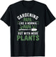 Gardening Papa Plant Lover Grandpa Loves Gardening T-Shirt - T-Shirt | Black