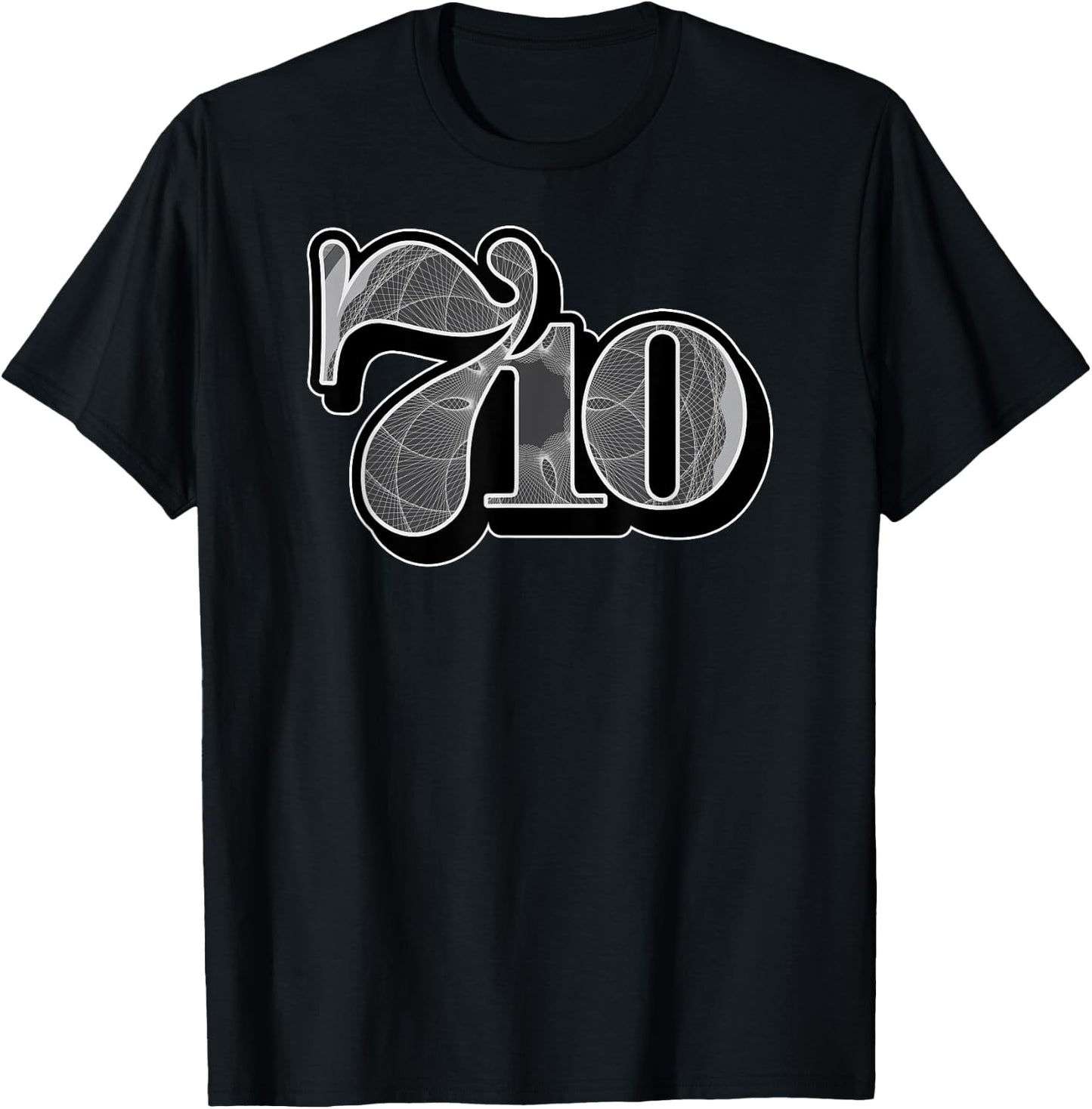 710 Code Crypto Cannabis Oil Dab CBD THC Weed T-Shirt - T-Shirt | Black