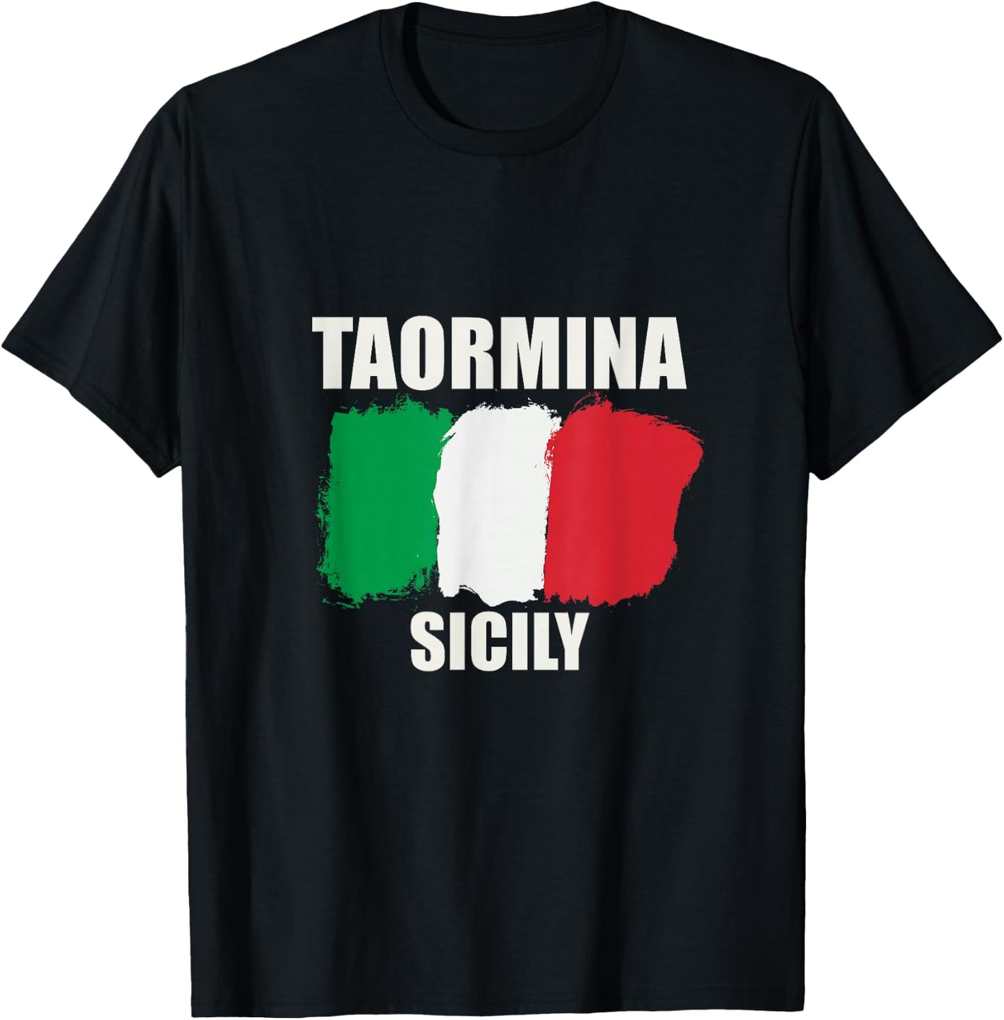 Taormina Sicily T-Shirt - T-Shirt | Black