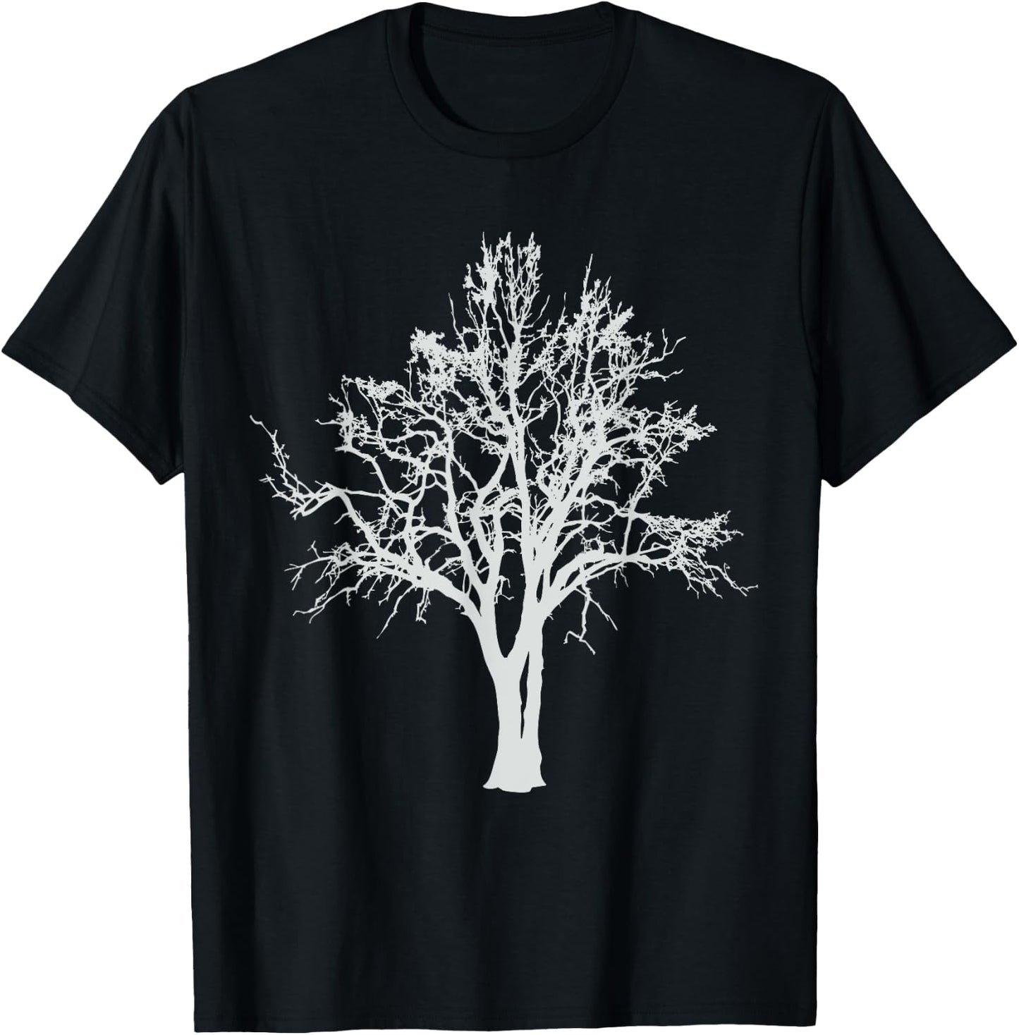 Oak Tree Design For Nature Lovers & Tree Huggers T-Shirt - T-Shirt | Black