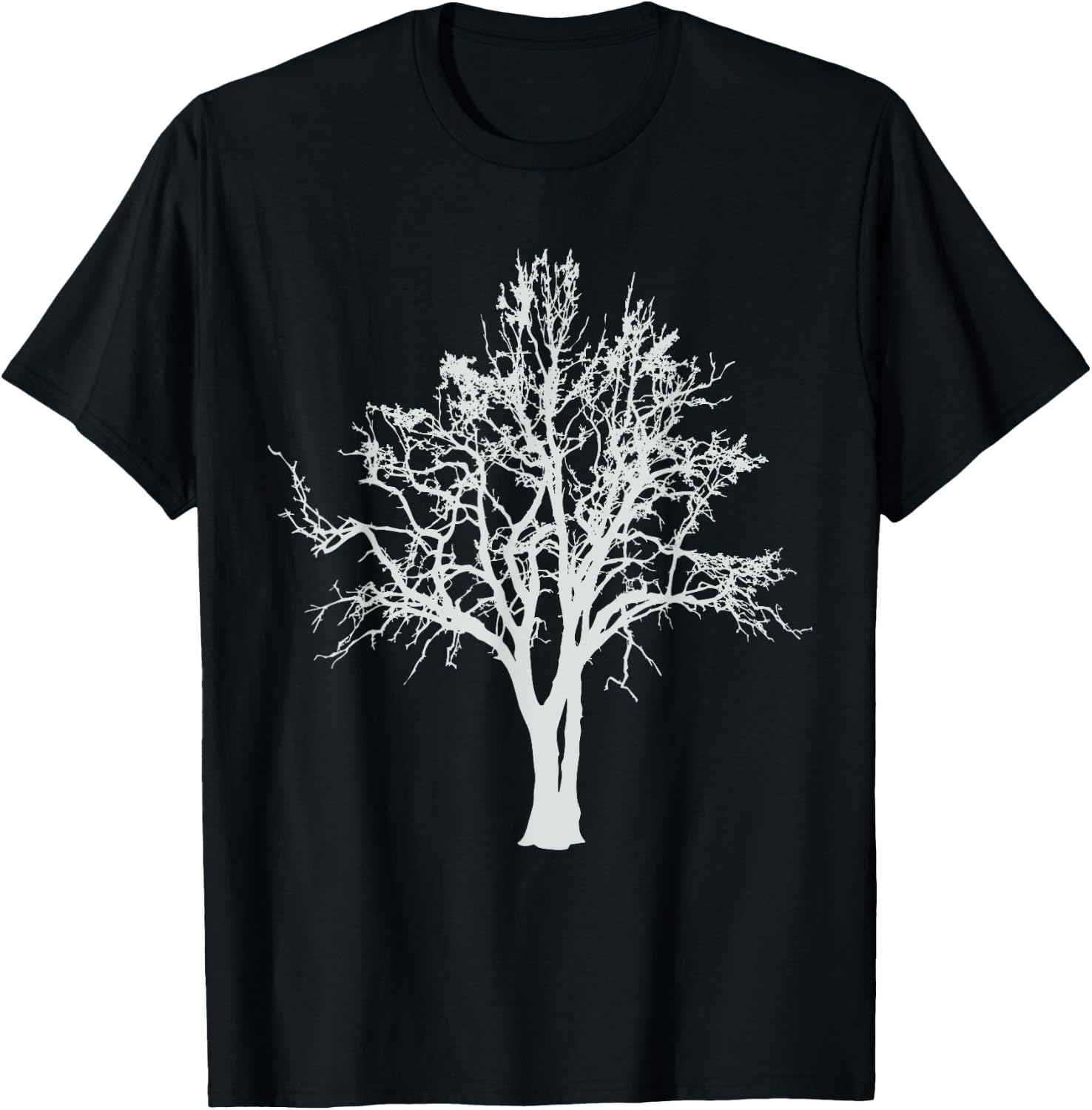 Oak Tree Design For Nature Lovers & Tree Huggers T-Shirt - T-Shirt | Black