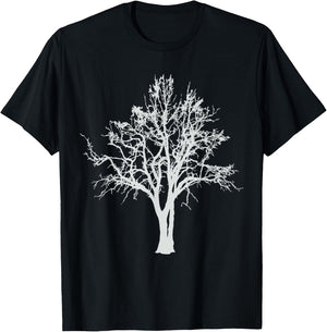 Oak Tree Design For Nature Lovers & Tree Huggers T-Shirt - T-Shirt | Black