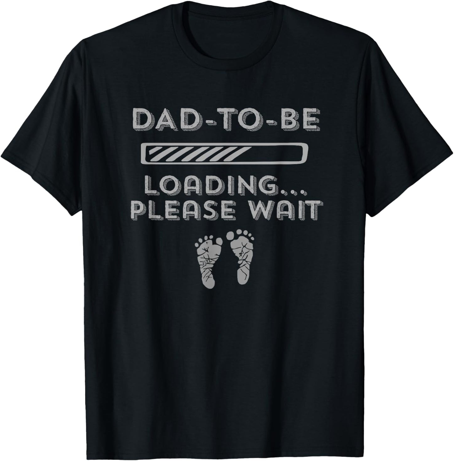 Dad-To-Be Loading Gift T-Shirt - T-Shirt | Black