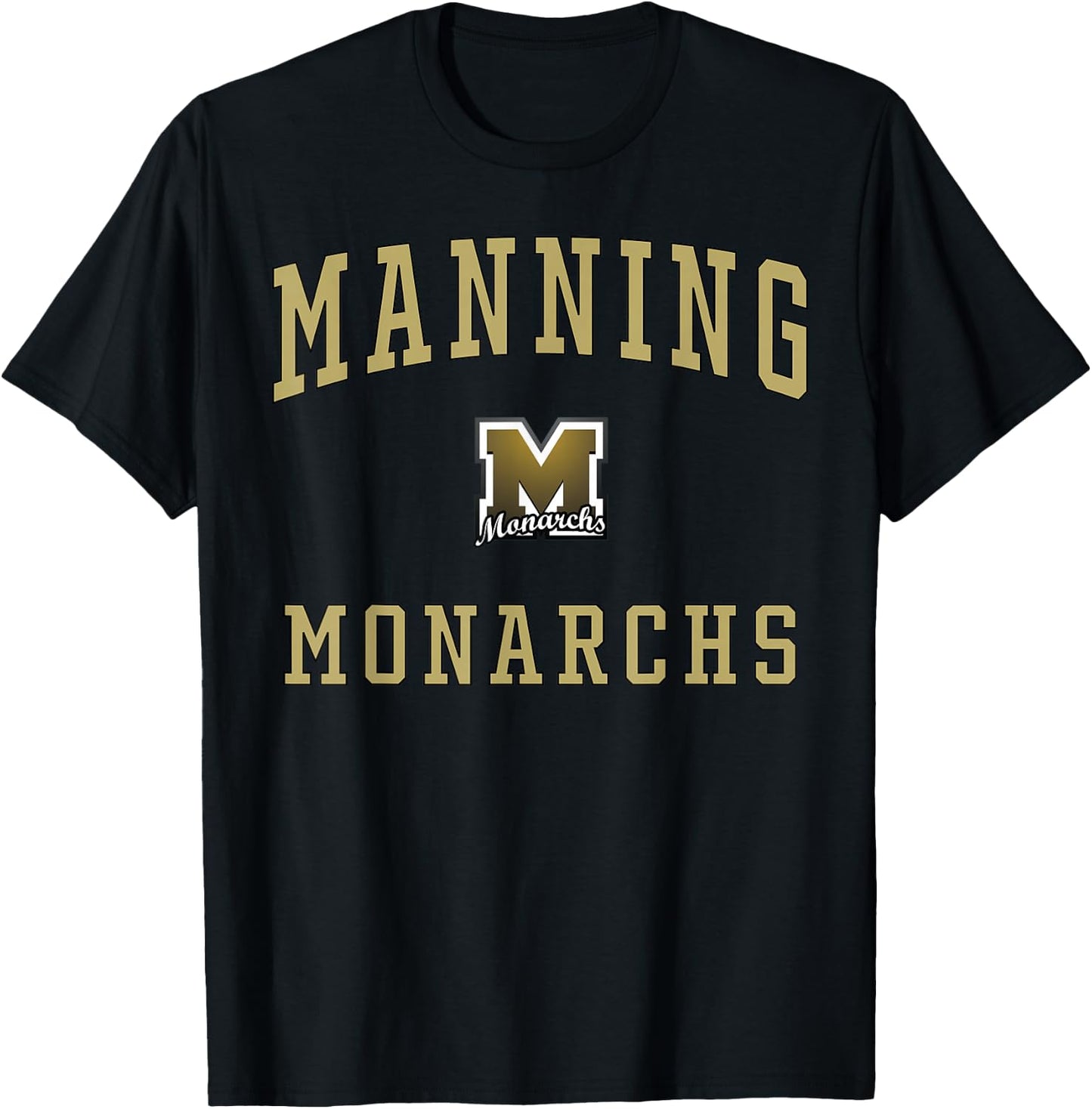 Manning High School Monarchs T-Shirt - T-Shirt | Black