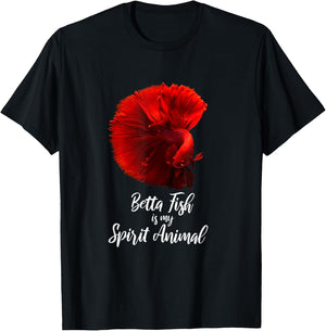 Betta Fish is my Spirit Animal Betta Fish Shirts T-Shirt - T-Shirt | Black