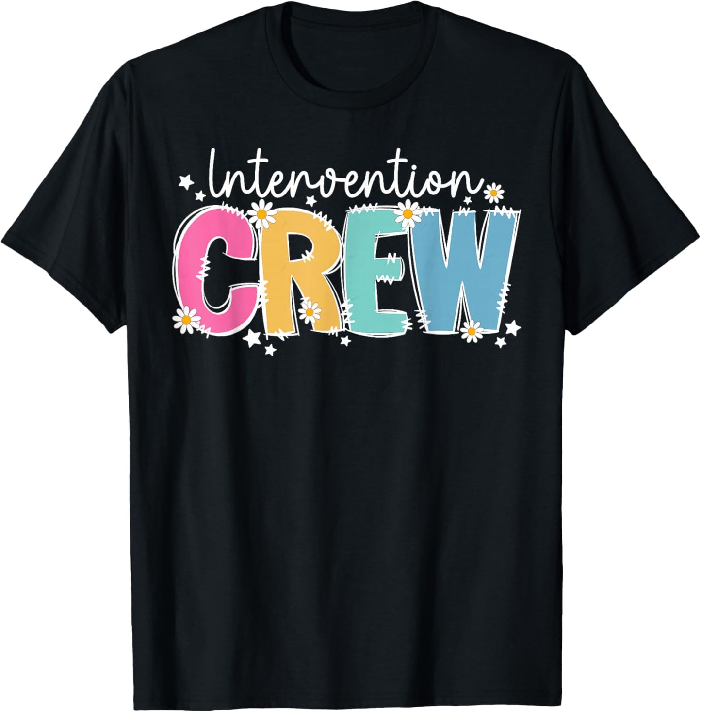 Intervention Crew Intervention Teacher Squad T-Shirt - T-Shirt | Black