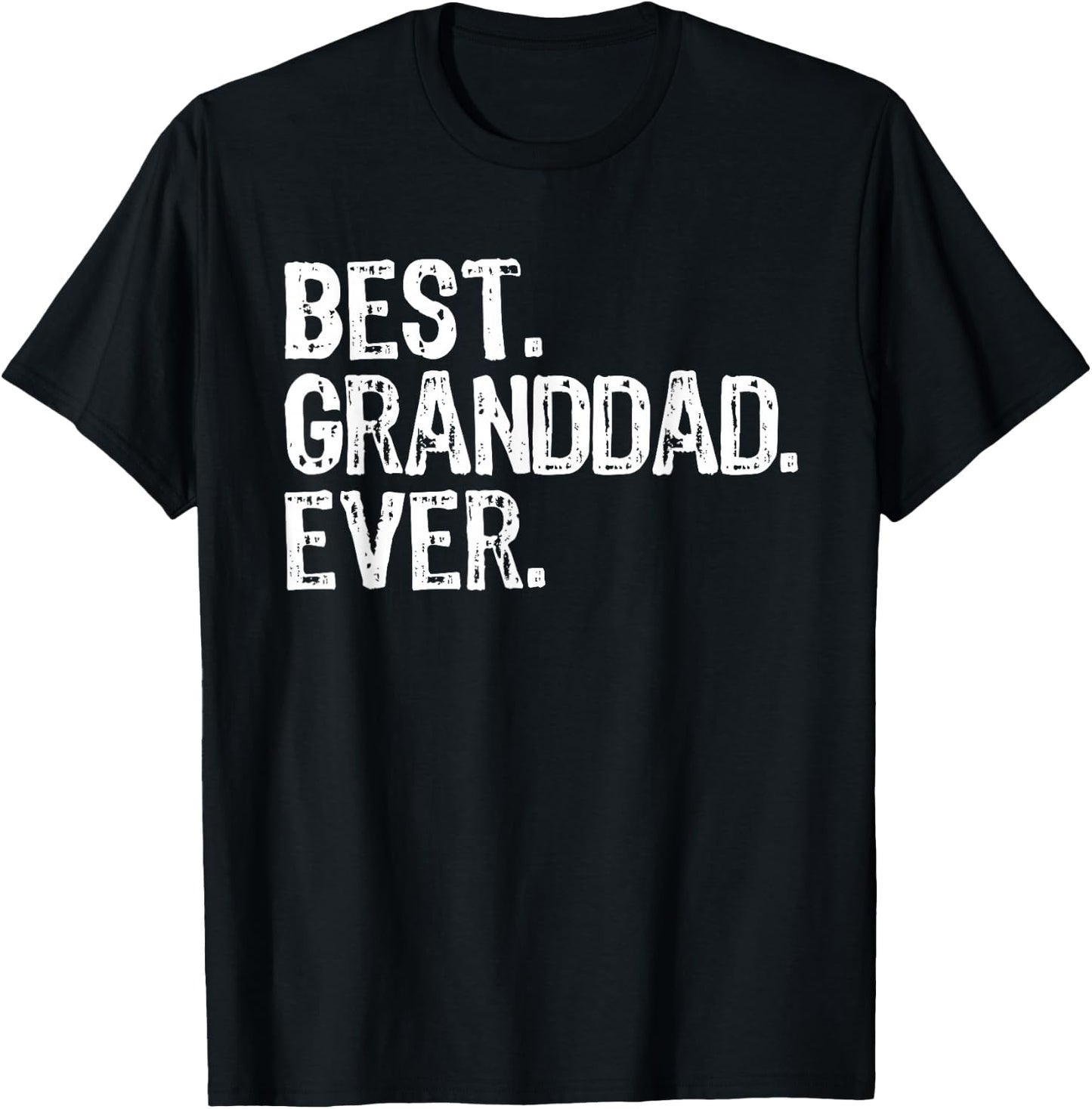 Best Granddad Ever Funny Cool Grandpa T-Shirt - T-Shirt | Black
