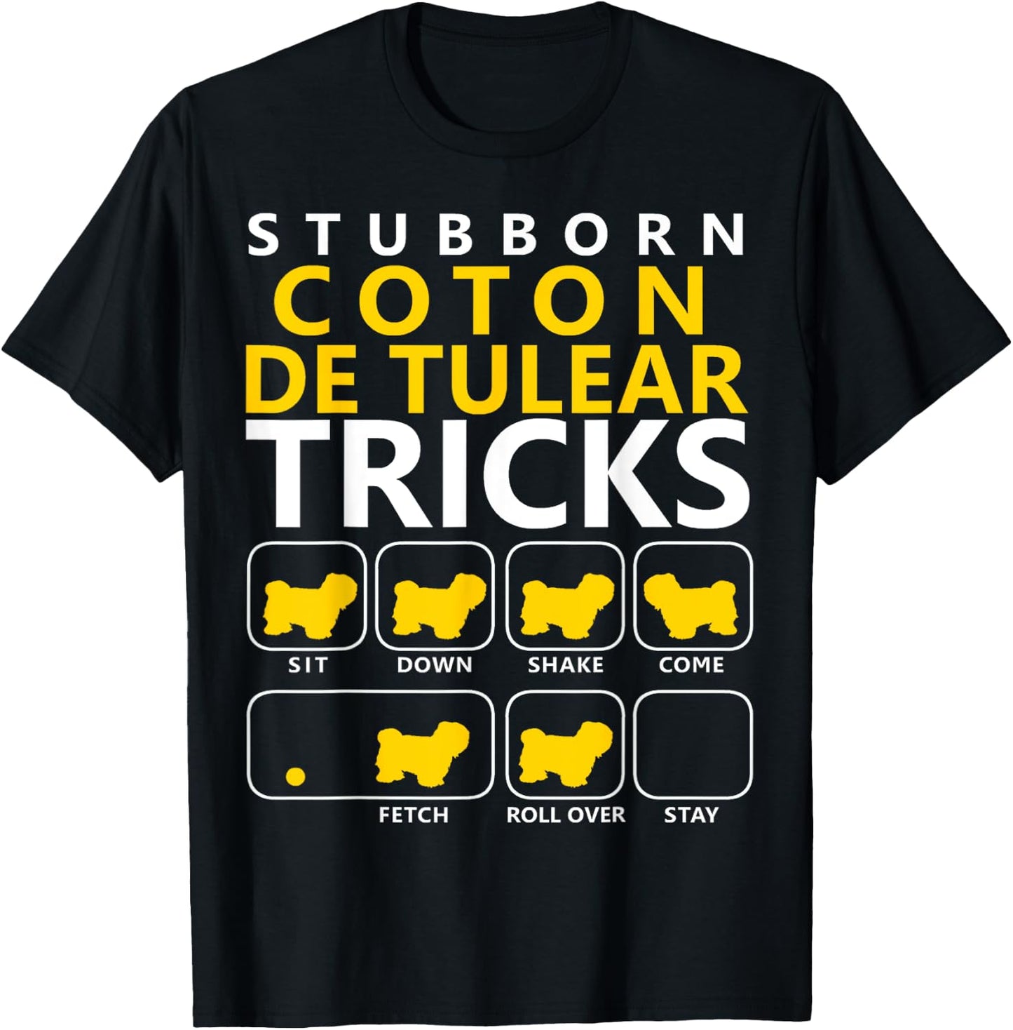 Coton de Tulear | Coton de Tulear | Women Girls Kids T-Shirt - T-Shirt | Black