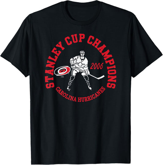 Carolina Hurricanes Stanley Cup Champions 2006 Black T-Shirt - T-Shirt | Black