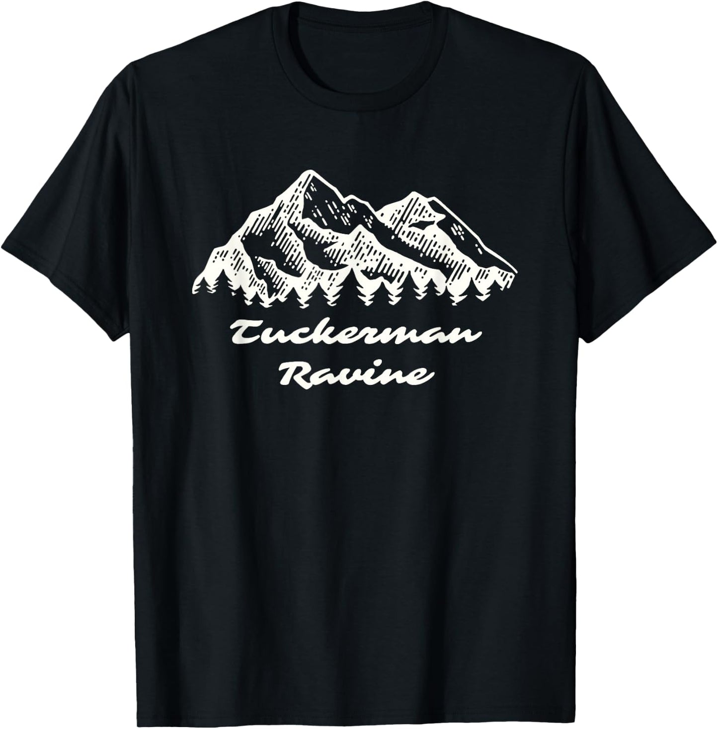 Tuckerman Ravine Ski/Snowboard Vacation T-Shirt - T-Shirt | Black